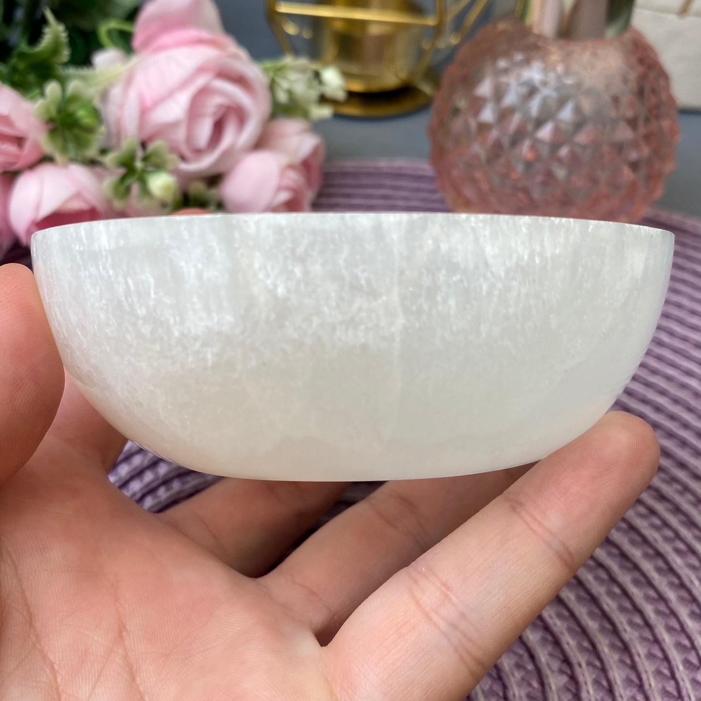 Selenite bowl (size-XXL)